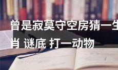 从曾经充满寂静的空房中猜测生肖，来解开一个谜底：用单词一二三打出一种动物