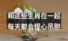 与这些生肖伴侣为伴，你将每天都过着忐忑不安的生活