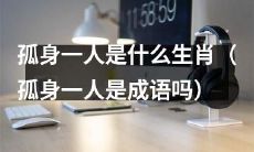 关于“孤身一人”的探讨：到底哪个生肖更倾向于孤独？而“孤身一人”究竟是一种成语还是仅仅是一个说法？