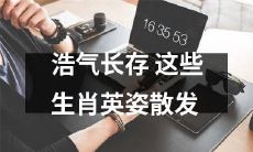 这些生肖绽放英姿，将浩气长存传承至今