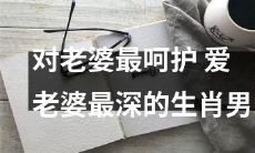 哪个生肖男对老婆的呵护最贴心？谁是最爱老婆的男人？