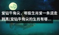 哪些生肖倾向于沉迷于细节和纠结,喜欢走一条路到底而不愿意妥协?