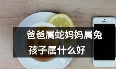 如果父亲是蛇，母亲是兔，那么他们的孩子应该属于哪种属相呢？