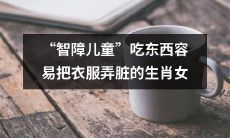 生肖女智障儿童,进食时易弄脏衣物的现象探究