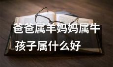 父亲是羊母亲是牛，孩子所属的属相应当选择哪个？