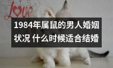 对1984年属鼠的男性而言,结婚的最佳时机是什么?探讨他们婚姻状况的影响因素