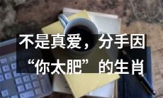 一见肥弃！生肖猴因“你太肥”分手，真爱难寻！