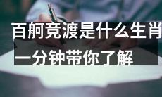 了解百舸竞渡的生肖是什么，让您在短短一分钟内轻松get答案！