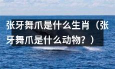 什么动物会张牙舞爪？走近动物世界的探索之旅