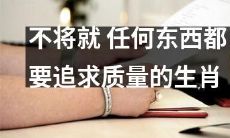 始终如一地追求高质量,从不妥协:这些生肖绝不容忍将就任何事!