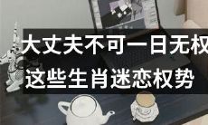 这些属相的人倾向于追求权力和权势，认为男人不能没有支配力和统治力