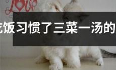 不惯变的生肖题材：习惯了三菜一汤的饮食习惯是如何影响人生的？