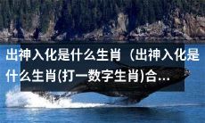 能够出神入化的生肖是哪一种（解析出神入化所代表的数字生肖）？