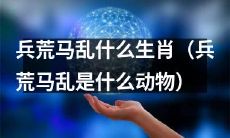 解谜：哪种生肖象征着兵荒马乱的场景？