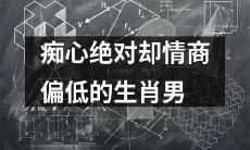 却心坚毅又显情商欠缺的十二生肖男性