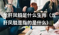 请问龙肝凤髓是什么动物的器官或组织，与哪些生肖相关？