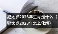 2023年犯太岁的生肖有哪些？如何有效化解犯太岁的不利影响？