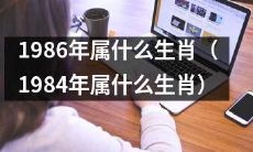 请问1986年和1984年出生的人分别属于哪个生肖?