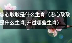 忠心耿耿是哪个生肖？开过哪些生肖都能拥有忠诚品质？