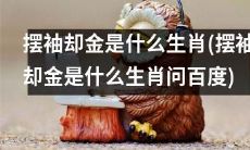 什么生肖会摇摆袖子却腰缠金带的行为?——探寻“摆袖却金是什么生肖”的秘密