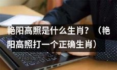 请问哪个生肖对应着“艳阳高照”这个词汇呢？