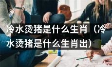 深入解析：冷水烫猪是哪一个生肖？