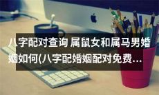 寻找八字配对的答案：属鼠女和属马男的婚姻是否合适？八字婚姻配对免费查询解析