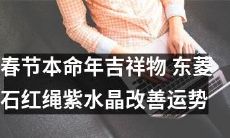 如何利用东菱石红绳紫水晶作为春节本命年吉祥物来改善个人运势?