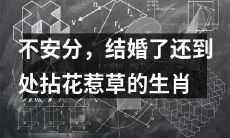人孰不可忍——揭密结婚却挑逗异性的不安分生肖人们的真实面貌