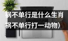 哪个生肖被称为“祸不单行”？（以动物命名）