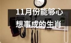 在11月即将到来的日子中,哪些生肖能够在心中默念的愿望得到实现呢?