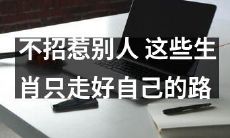 避免干涉他人，以自我为中心：只有这些生肖愿意走好自己的路