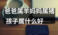 如果爸爸是属羊，妈妈是属猪，那么孩子应该属于哪个生肖呢？