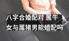 根据八字合婚学说，考虑到性格、运势等因素，您认为属牛女与属猪男是否适合进行婚配？