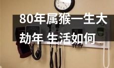 如何应对80年属猴人一生中的大劫年对生活的影响？