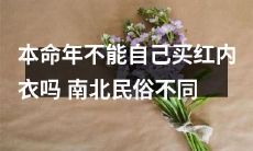 在中华文化中,本命年过年期间的穿衣打扮备受关注,然而南北两地的民俗习惯却存在巨大差异:在南方,人们通常会穿上红内衣以避嫌厄运,而在北方,穿红内衣则被认为会招来灾难——那么,本命年究竟能否自己买红内衣呢?
