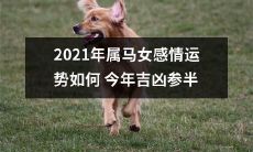 2021年属马女的感情运势会如何？今年的吉凶参半状况与命运的不确定性将如何影响她们的情感生活？