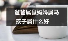 根据生肖属鼠父亲和属马母亲，哪种生肖是最适合他们的孩子？