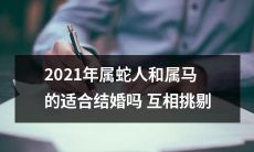 2021年属蛇和属马的人适合结婚吗？他们彼此的挑剔会是个问题吗？