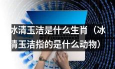 生肖中被称为冰清玉洁的动物是什么？