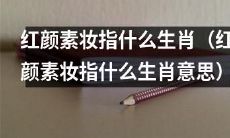 了解红颜素妆所代表的哪个生肖，让你更加掌握中国传统文化中的瑞兽象征义和神秘符号！