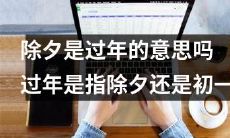 除夕和初一，哪个才是真正的过年？它们在庆祝中国春节中的地位和意义各是什么？