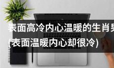 浅析“高冷外表暖心内部”特质的生肖男性（外表热情却内心孤冷的真相）