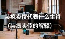 属于哪个生肖的人喜欢装疯卖傻，并解释其意义