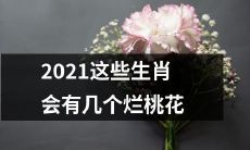 2021年12生肖多少人会遭遇桃花劫？
