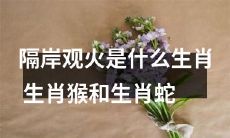 当遇到难题时，生肖猴和生肖蛇的人养成了隔岸观火的习惯：他们究竟是如何利用这种习性来克服困境的？