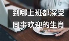 十二生肖中哪一个生肖在任何工作场所都备受同事喜欢和欢迎呢？