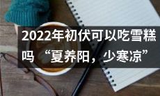 2022年初伏时，是否适宜食用雪糕？养阳之际，宜忌之间需谨慎把握，夏季清凉聚气之功不容忽视