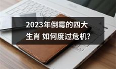 如何应对2023年对于四大倒霉生肖来说不太友好的局面？