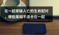 哪些属相不适合在一起？探究导致家破人亡的生肖配对